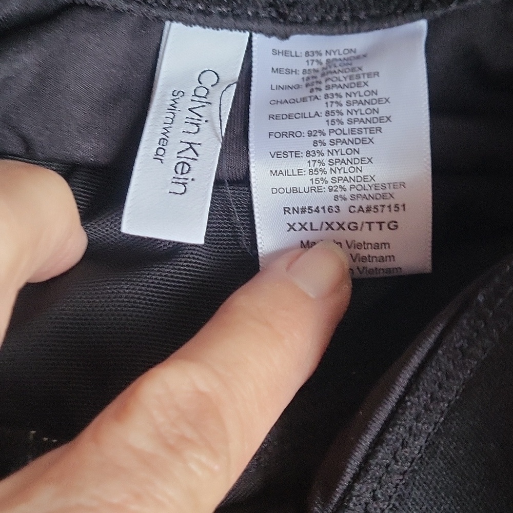 Swimwear Anne Cole, Calvin Klein, macys 4 for 1 one pc and 3 tankinis NWT 18 W - Picture 7 of 8